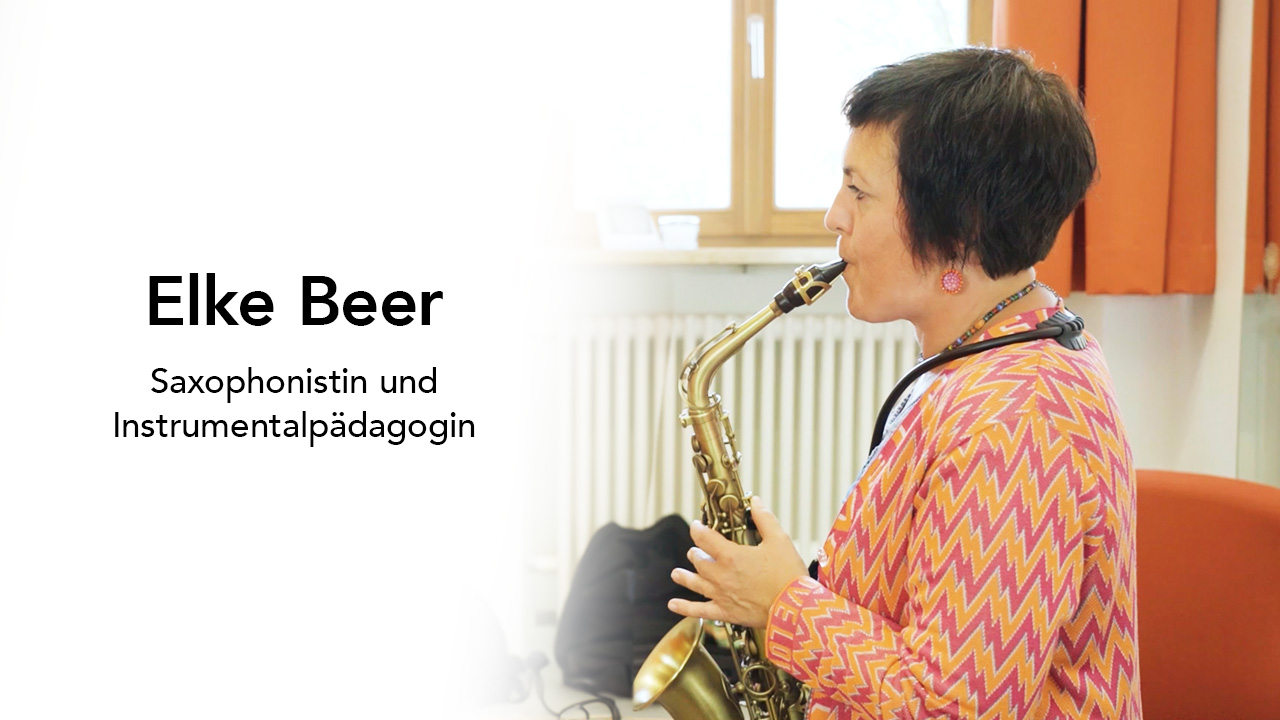 Saxophonistin und Instrumentalpädagogin